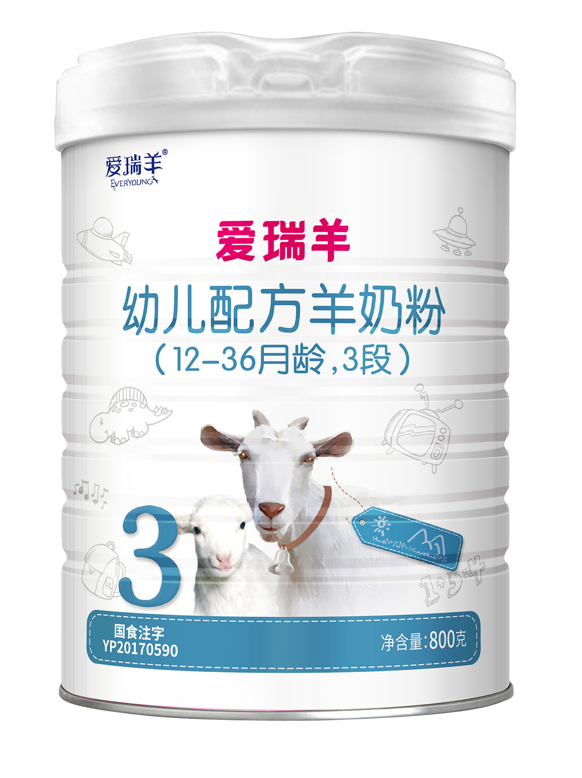 幼儿配方羊奶粉（12-36月龄.3段）